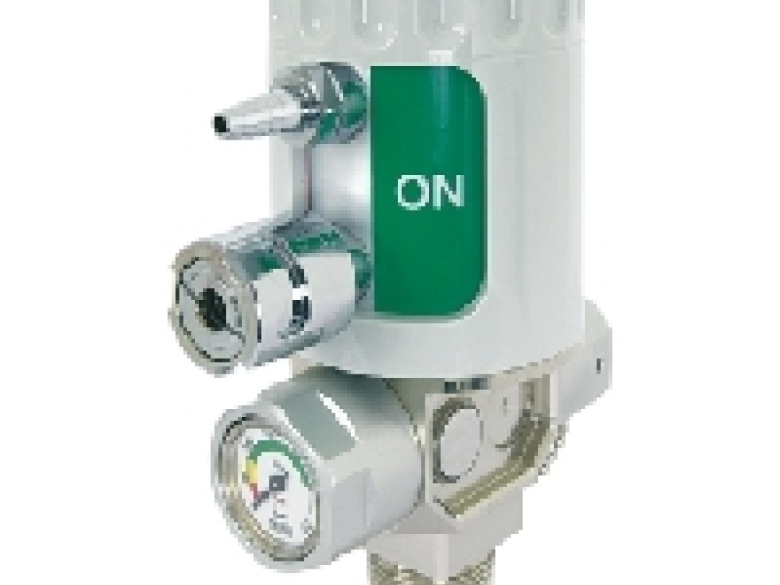 PRESSURE REGULATOR INTEGRATED WITH CYLINDER VALVE TYPE MERCURY® | flow-meter™