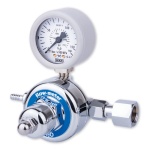 FM Pressure regulator with single gauge for N2O