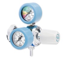 MU pressure regulator with front flow gauge | flow-meter™