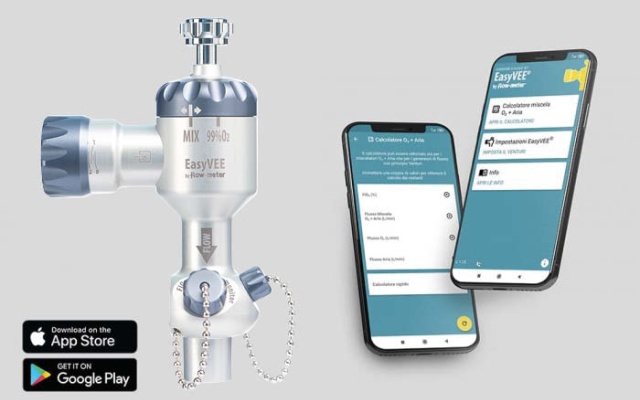 Nuova app per il generatore di flusso “JET” per CPAP EasyVEE® | flow-meter™